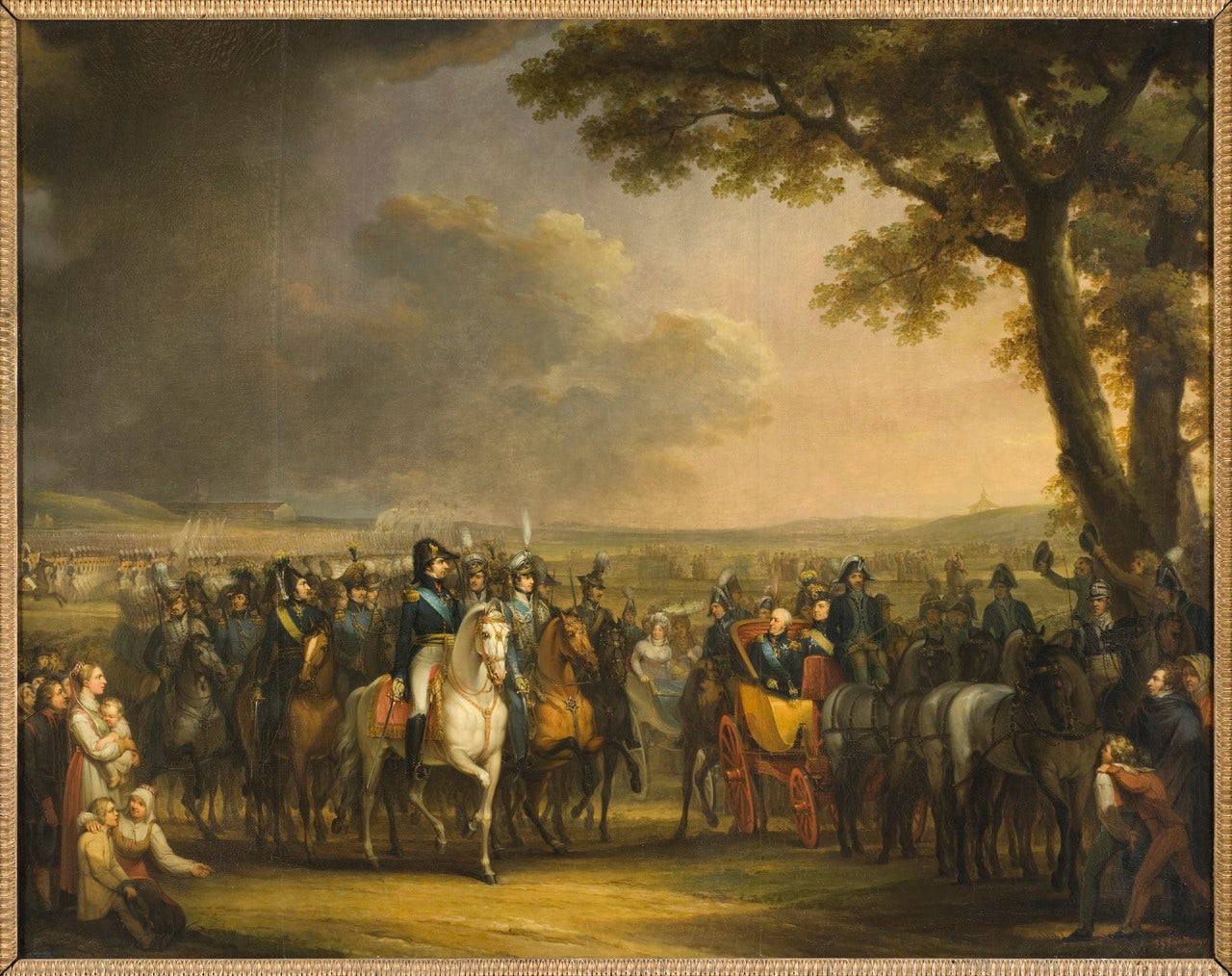 Review on Ladugårdsgärde, Stockholm, vintage artwork by Johan Gustaf Sandberg, 12x8" (A4) Poster