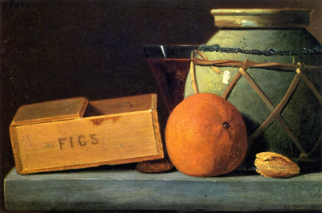 Ginger Jar and Orange by John Frederick Peto,A3(16x12")Poster