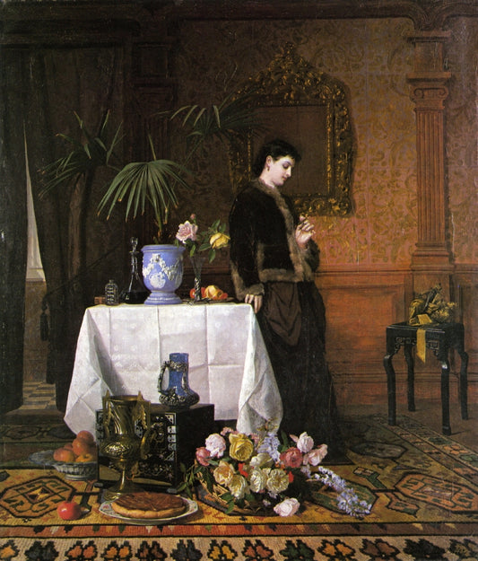 The Fragrent Rose, vintage artwork by David de Noter, A3 (16x12") Poster Print