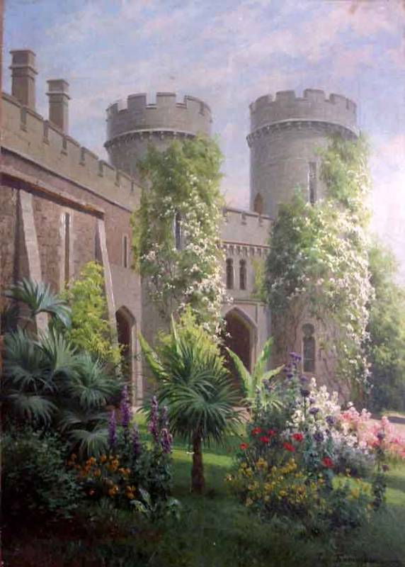 Alupka Palace by Viktor Baturin,A3(16x12")Poster