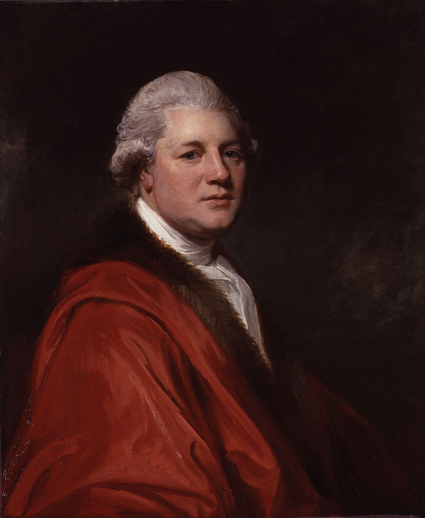 James Macpherson, vintage artwork by George Romney, 12x8" (A4) Poster