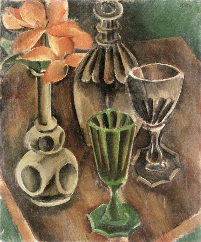 Still LIfe, vintage artwork by Georges Kars, 12x8" (A4) Poster