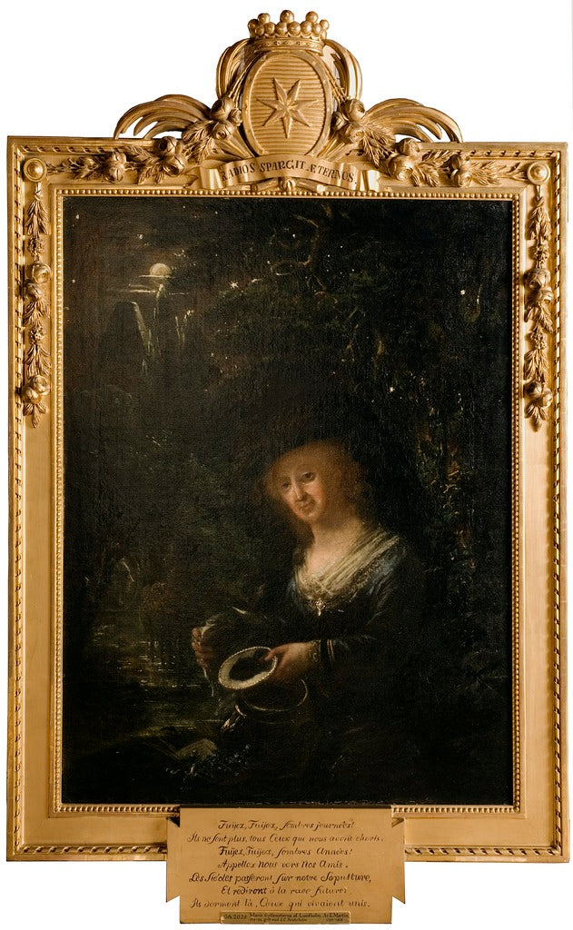 Maria Gyllenstierna af Lundholm, vintage artwork by Elias Martin, 12x8" (A4) Poster