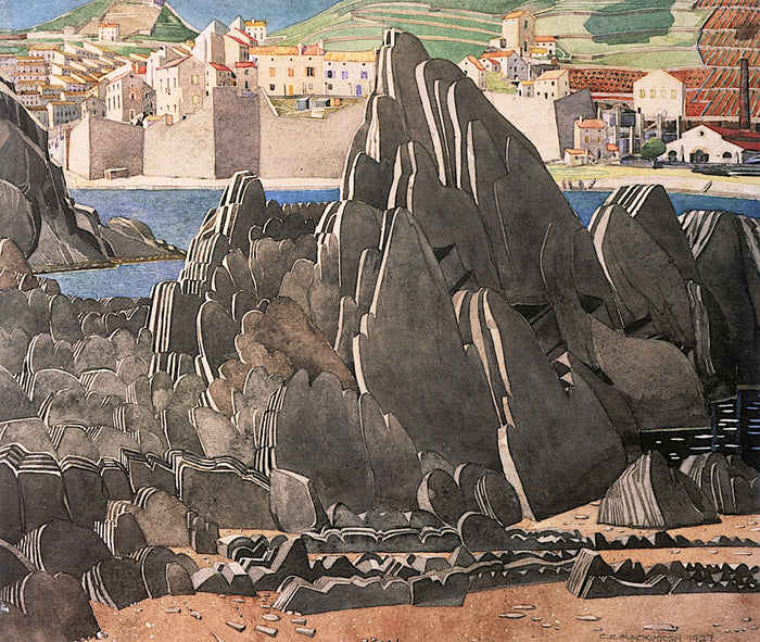 The Rock by Charles Rennie MacKintosh,A3(16x12
