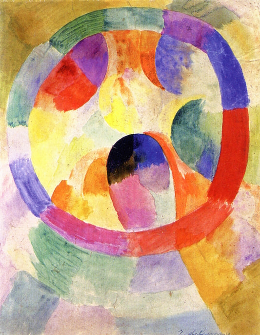 Circular Forms by Robert Delaunay,16x12(A3) Poster