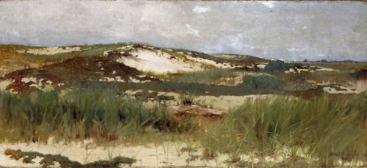 Nantucket Sand Dune, vintage artwork by Charles McIlhenney, 12x8" (A4) Poster