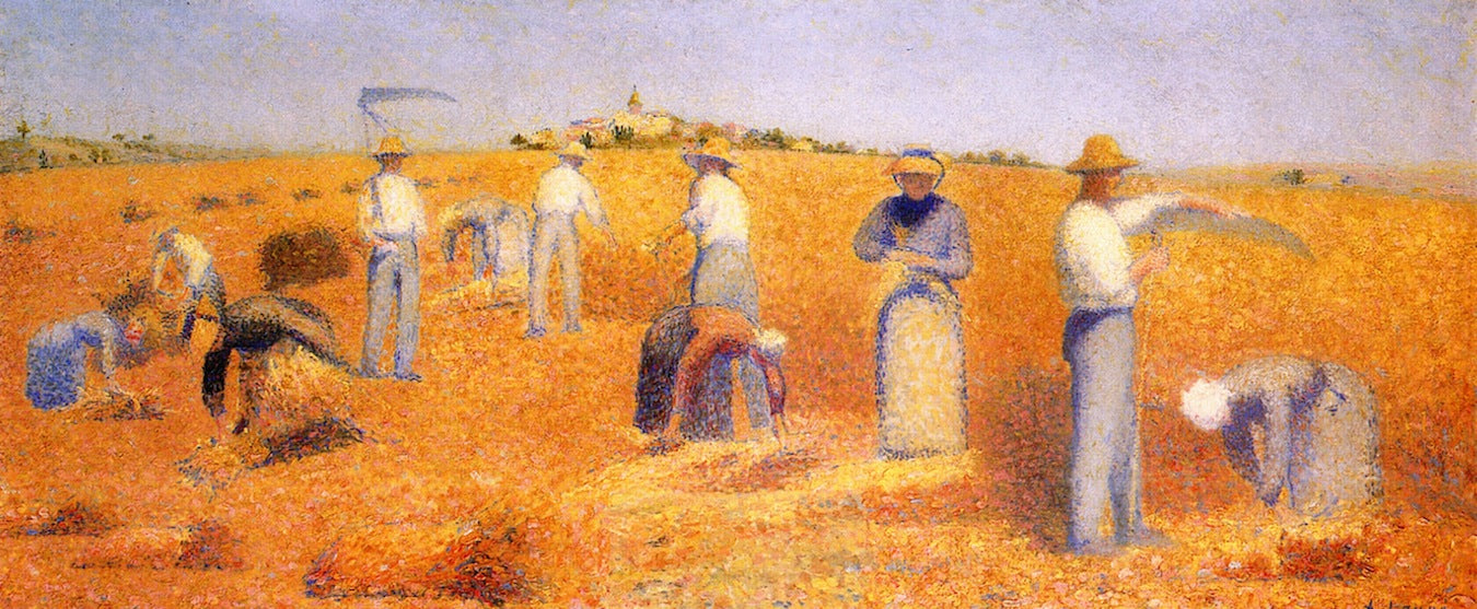 Reapers by Achille Lauge,A3(16x12")Poster