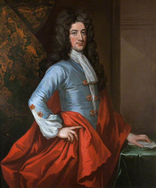 Alexander Hume-Campbell, 2nd Earl of Marchmont, vintage artwork by Follower of William Aikman, 12x8" (A4) Poster