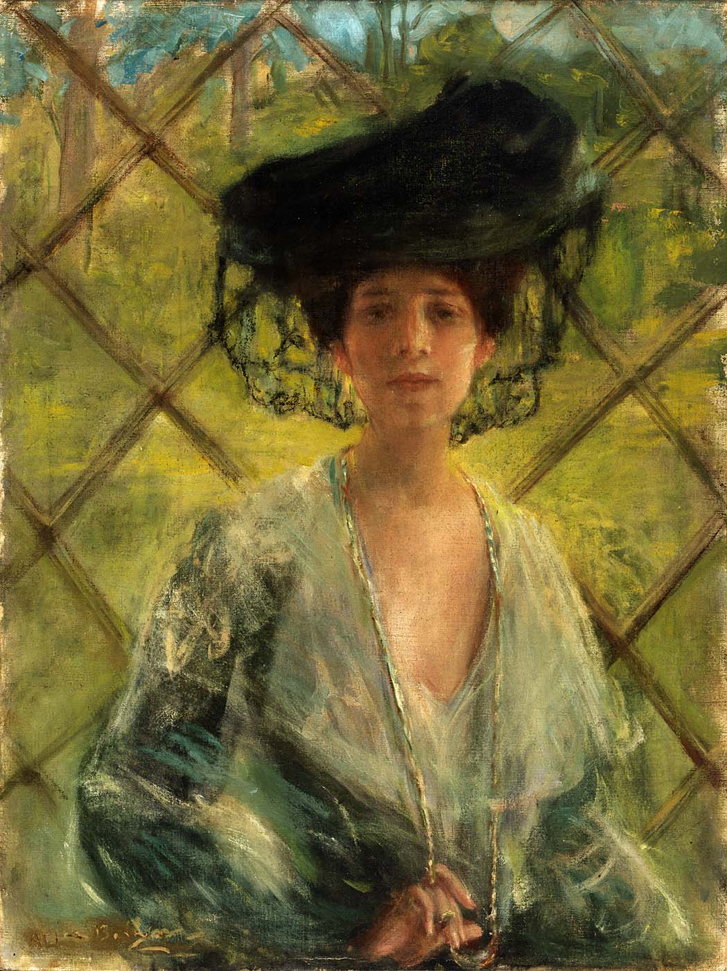 The Chatelaine by Alice Pike Barney,A3(16x12")Poster