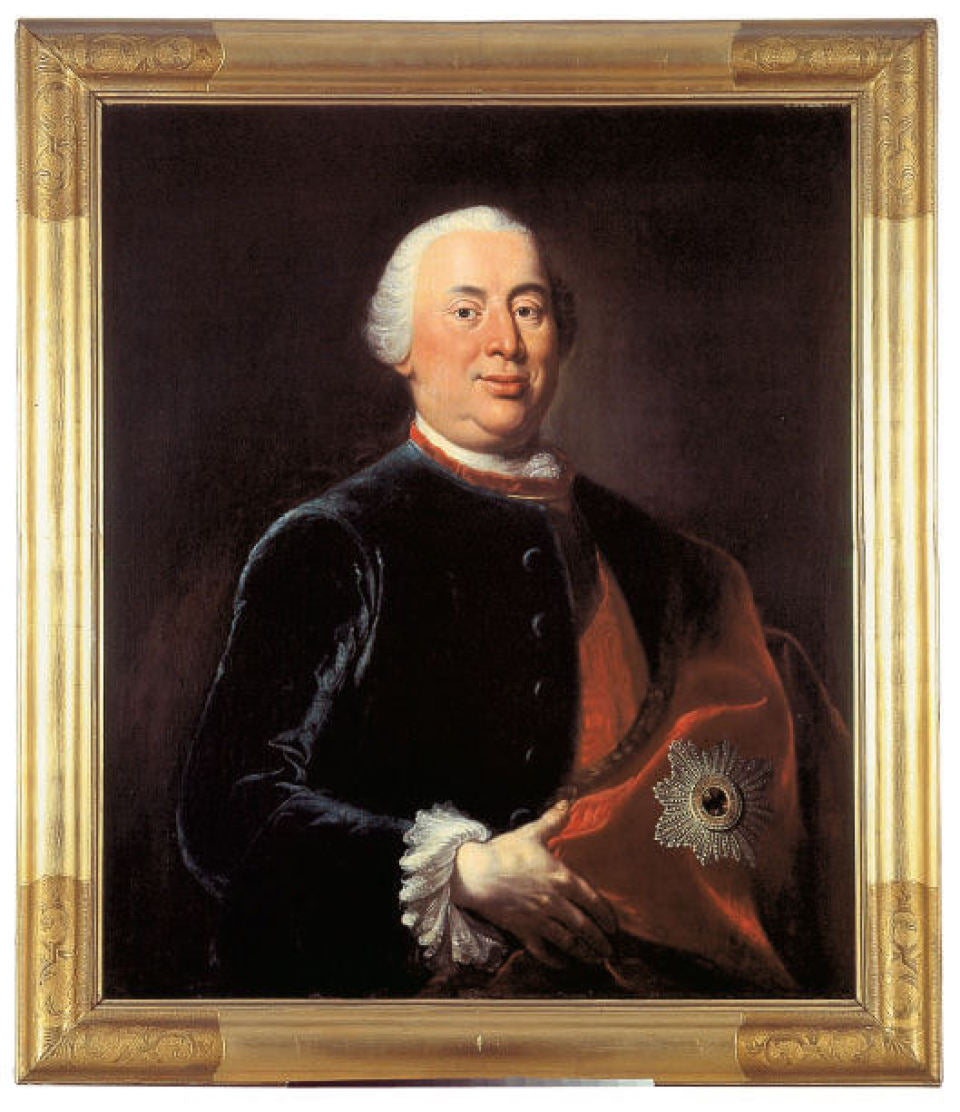 Graf von Gotter, vintage artwork by Jakob Samuel Beck, 12x8" (A4) Poster