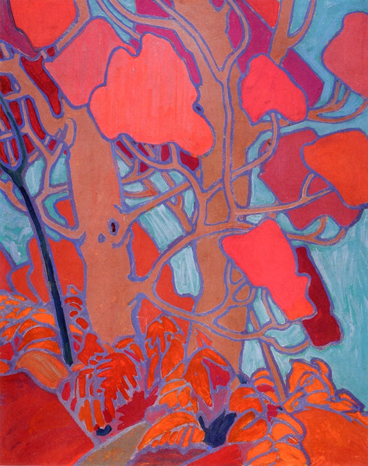 Decorative Panel (II), vintage artwork by Tom Thomson, 12x8" (A4) Poster
