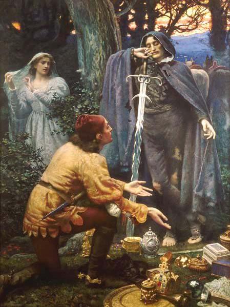 Bertuccio's Bride, vintage artwork by Edward Robert Hughes, 12x8" (A4) Poster