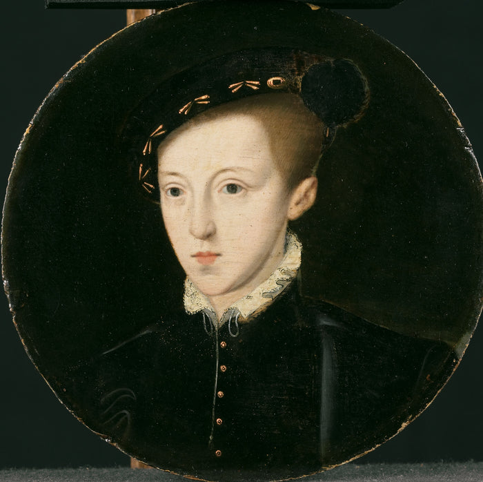 Portrait of Edward VI, King of England, vintage artwork by Dutch School 16th Century - Unknown, A3 (16x12