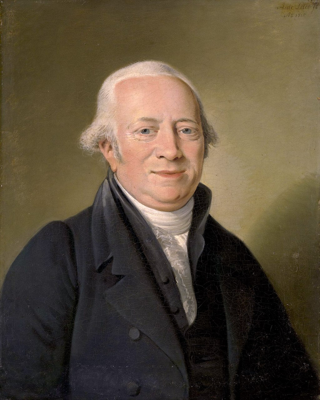 Portrait of Cornelis Sebille Roos, vintage artwork by Adriaan de Lelie ...