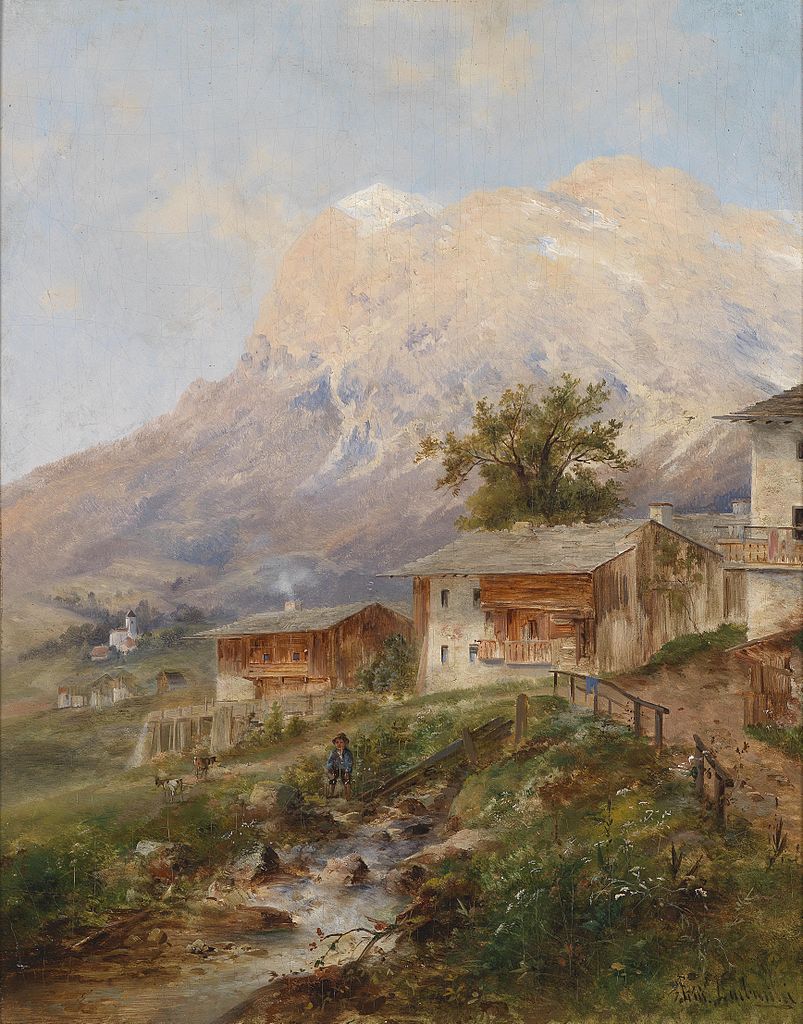 Cortino d'Ampezzo Valley by Emil Barbarini,A3(16x12")Poster