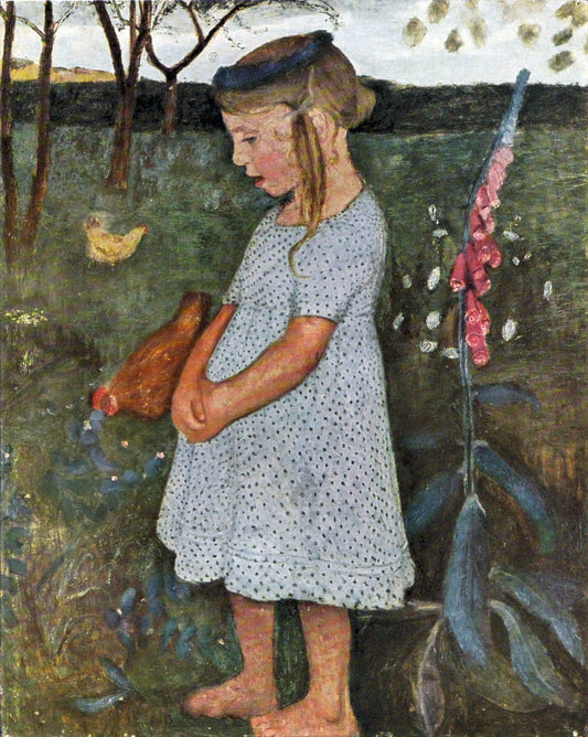 Elsbeth by Paula Modersohn-Becker,16x12(A3) Poster