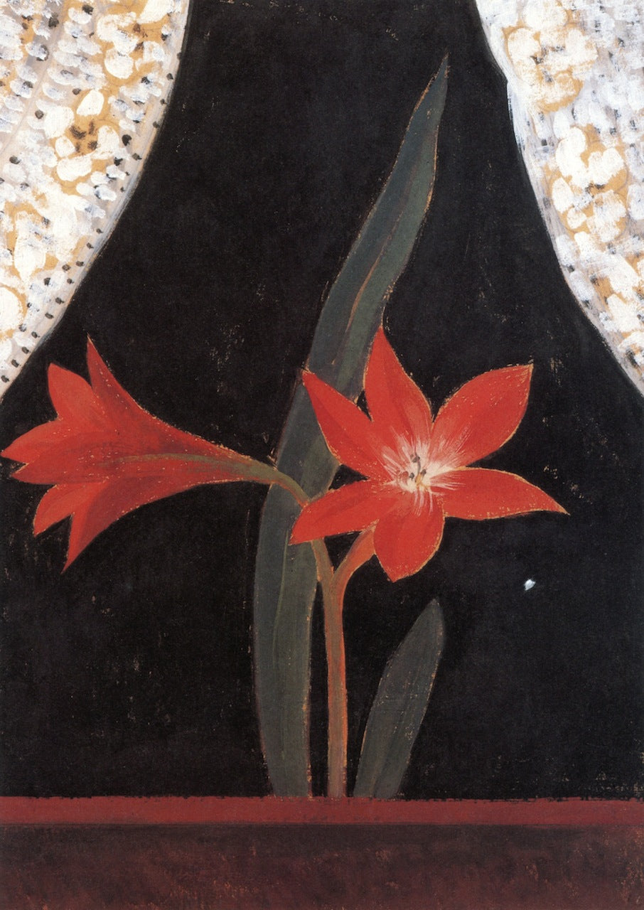 Cottage Window, vintage artwork by Charles Demuth, 12x8" (A4) Poster