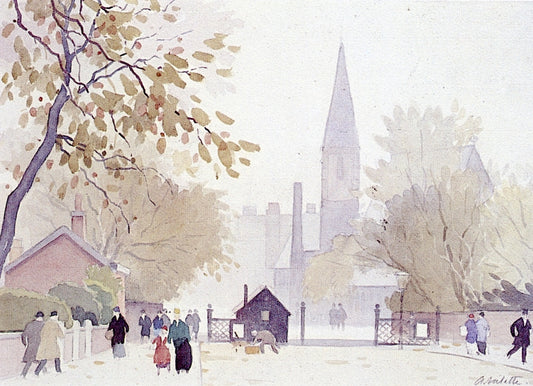 Victoria Park, Manchester by Pierre Adolphe Valette,16x12(A3) Poster