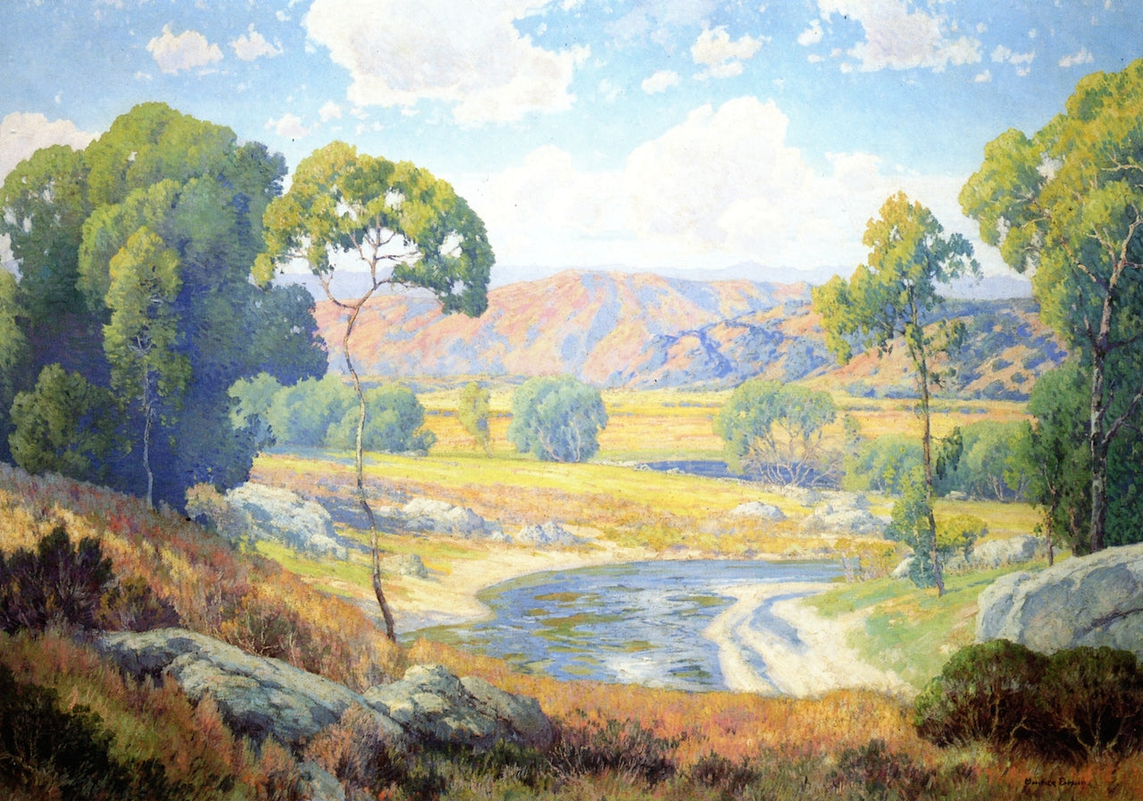 Land of Sunshine, vintage artwork by Maurice Braun, 12x8" (A4) Poster