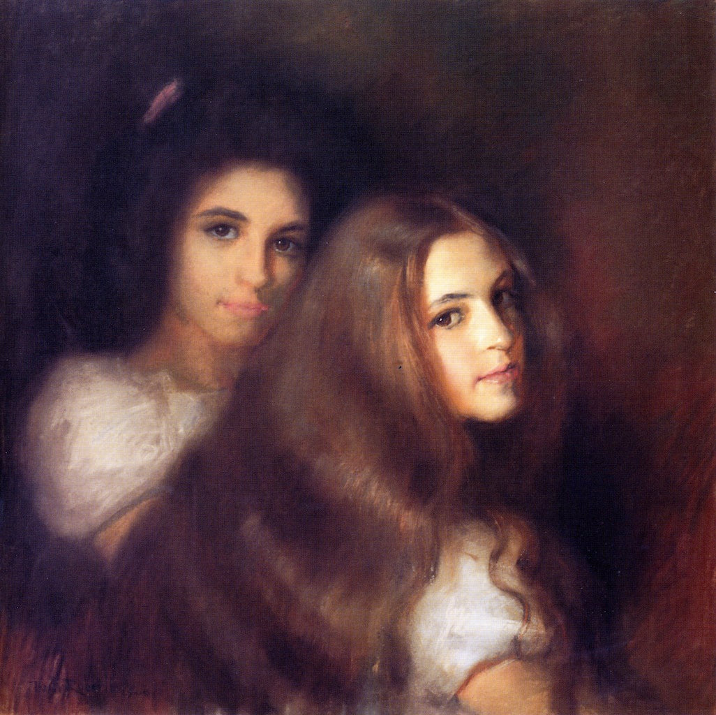 Elizabeh and Carmen Pinschof by Tom Roberts,A3(16x12")Poster