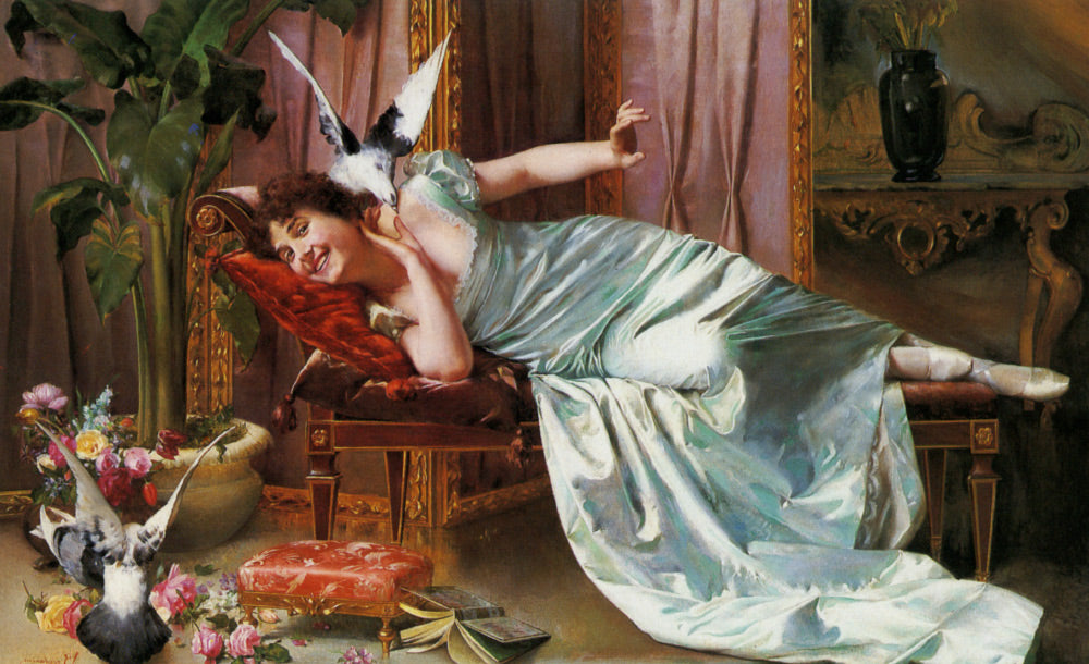 The Interruption by Vittorio Reggianini,A3(16x12")Poster
