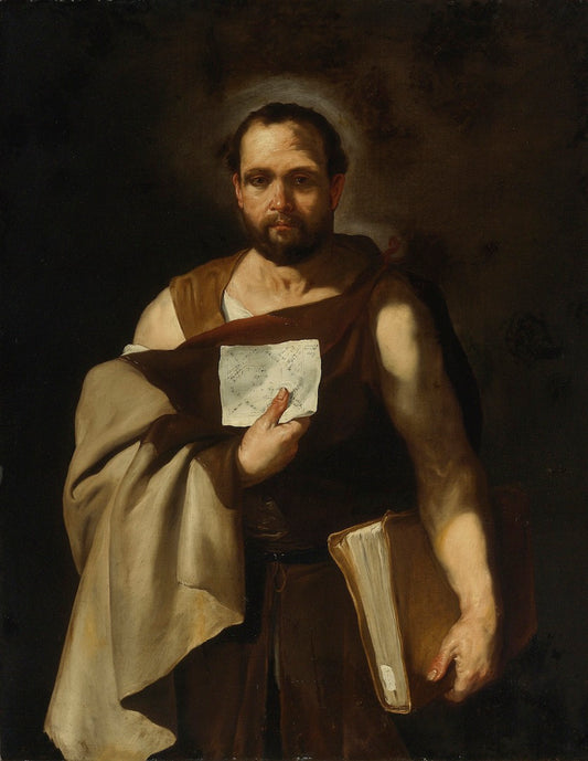 The Astrologist, vintage artwork by Luca Giordano, 12x8" (A4) Poster