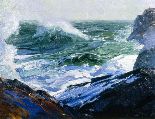 Forth and Back, vintage artwork by George Wesley Bellows, 12x8" (A4) Poster