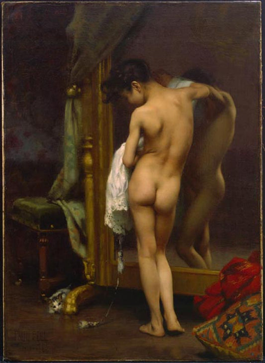 A Venetian Bather by Paul Peel,A3(16x12")Poster