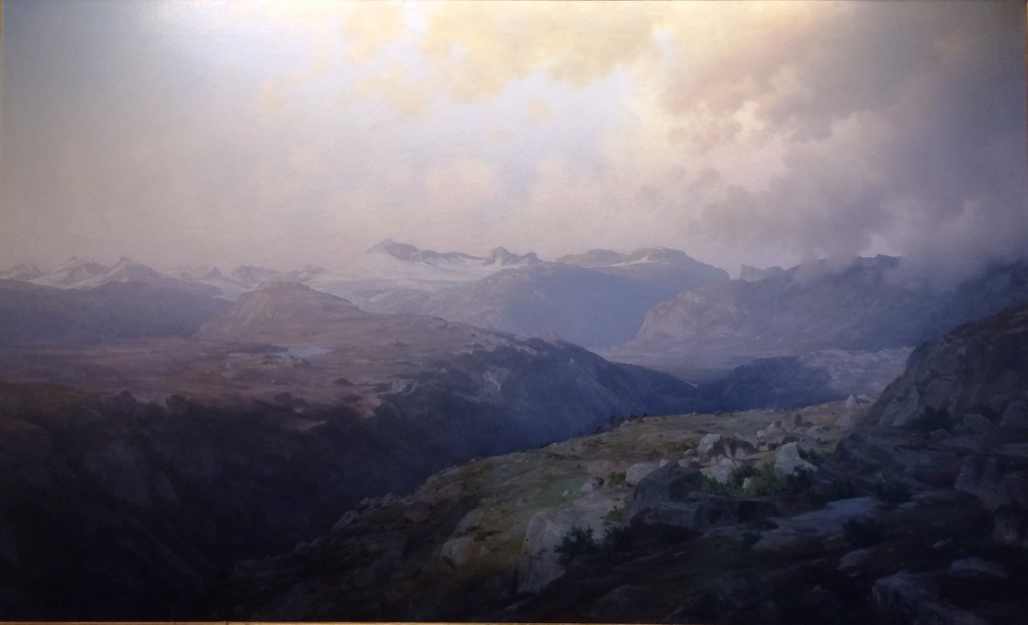 From Jotunheimen, vintage artwork by Johan Fredrik Eckersberg, A3 (16x12") Poster Print