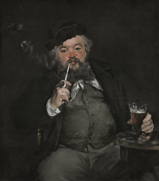 A Good Beer, vintage artwork by Édouard Manet, 12x8" (A4) Poster