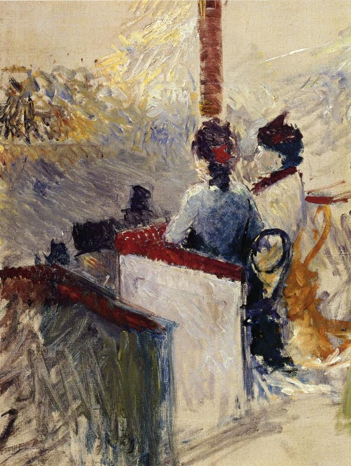 The Box, vintage artwork by Henri de Toulouse-Lautrec, 12x8" (A4) Poster