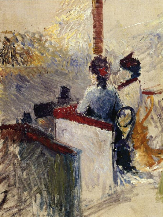 The Box, vintage artwork by Henri de Toulouse-Lautrec, 12x8" (A4) Poster