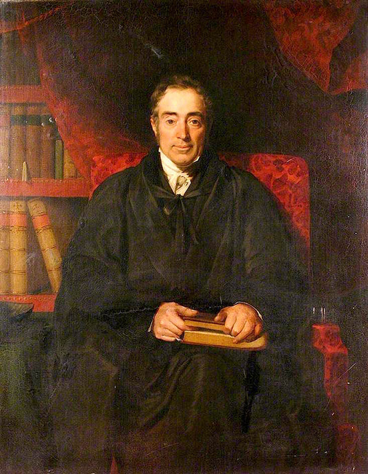 Reverend Samuel Lee, vintage artwork by Richard Evans, 12x8" (A4) Poster