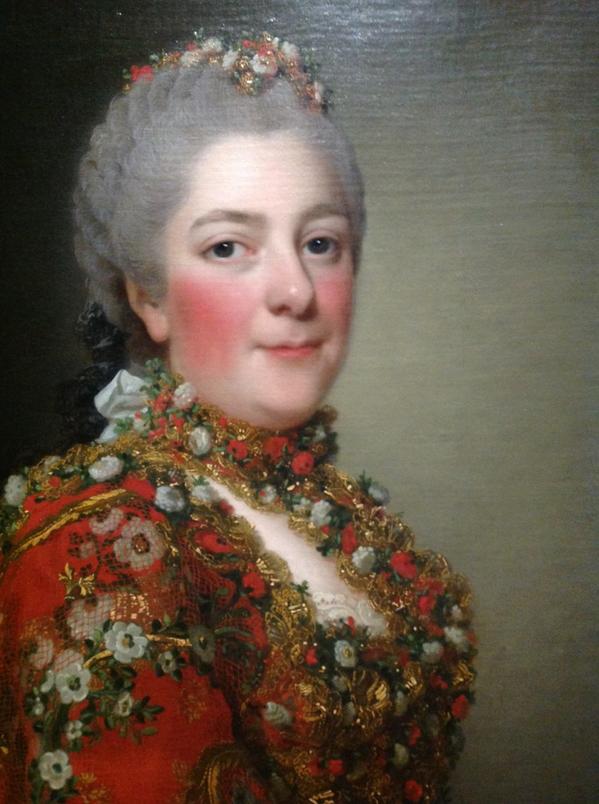 Madame Victoire, Princess of France, vintage artwork by Alexander Roslin, 12x8" (A4) Poster