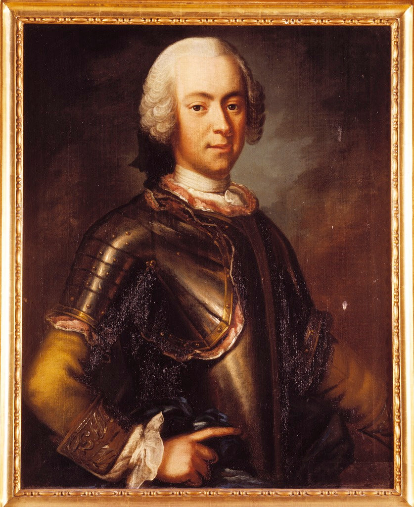 Erik Brahe, vintage artwork by Lorens Pasch the Elder, 12x8" (A4) Poster