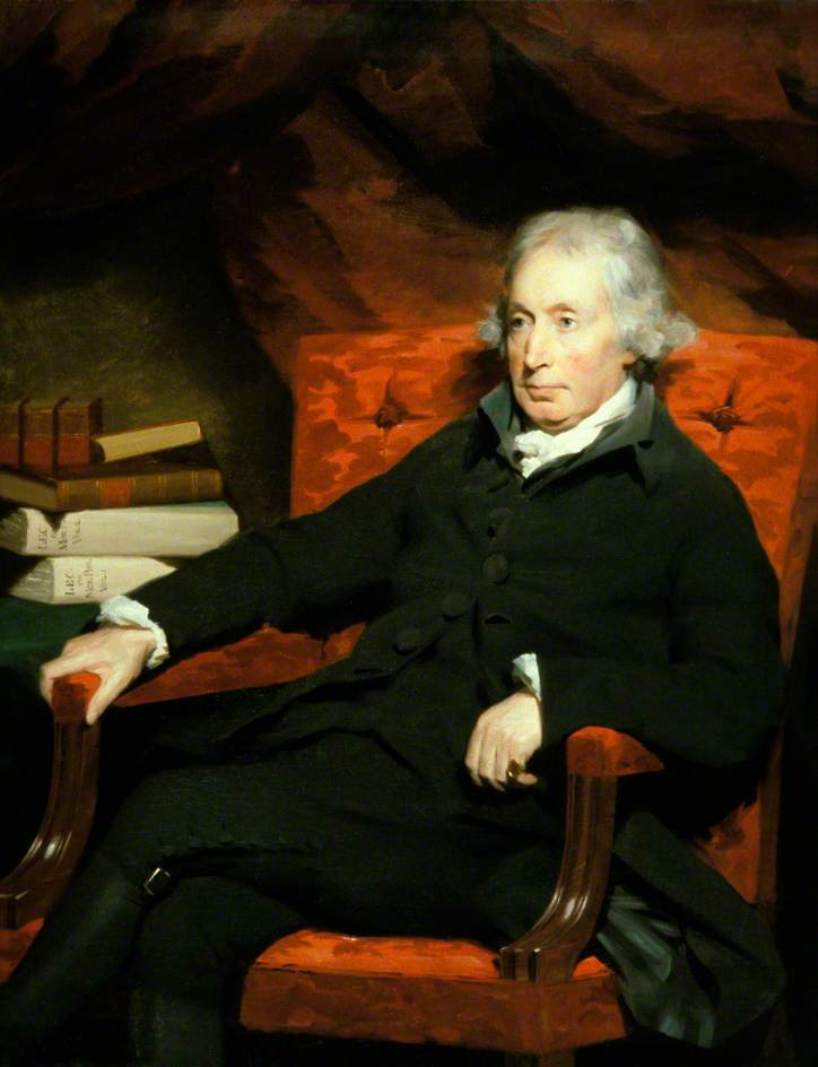 Adam Ferguson (1723-1816), vintage artwork by Sir Henry Raeburn, R.A., P.R.S.A., 12x8" (A4) Poster