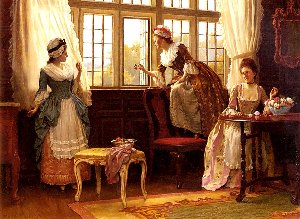 Fair Deceivers by Charles Haigh Wood,A3(16x12")Poster