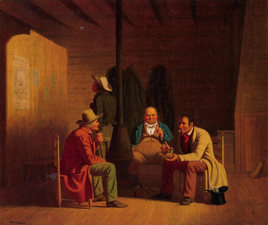 Country Politician, vintage artwork by George Caleb Bingham, A3 (16x12") Poster Print