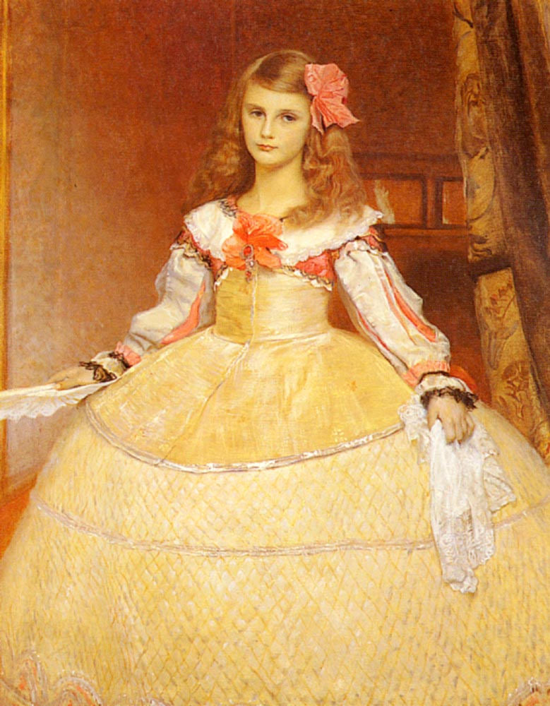 t's Daughter As Infanta, After Velasquez by Franz von Matsch,A3(16x12")Poster