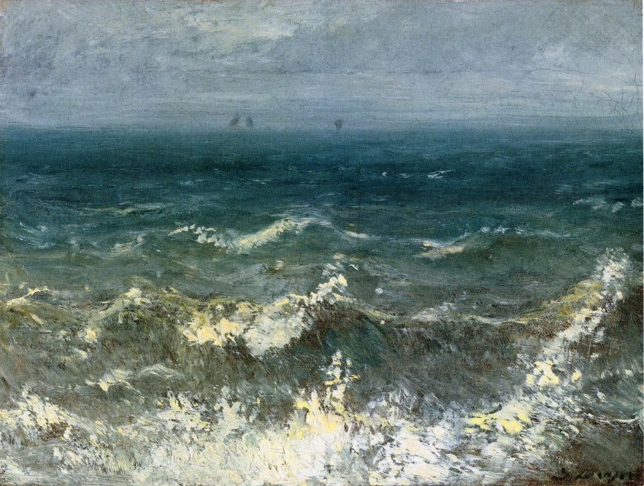 Open Sea, vintage artwork by Jules Dupre, A3 (16x12") Poster Print