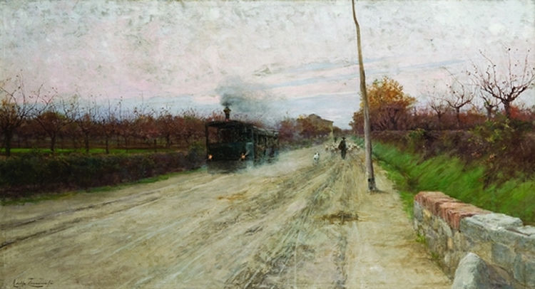 On the way to Fornaceta by Adolfo Tommasi,A3(16x12")Poster