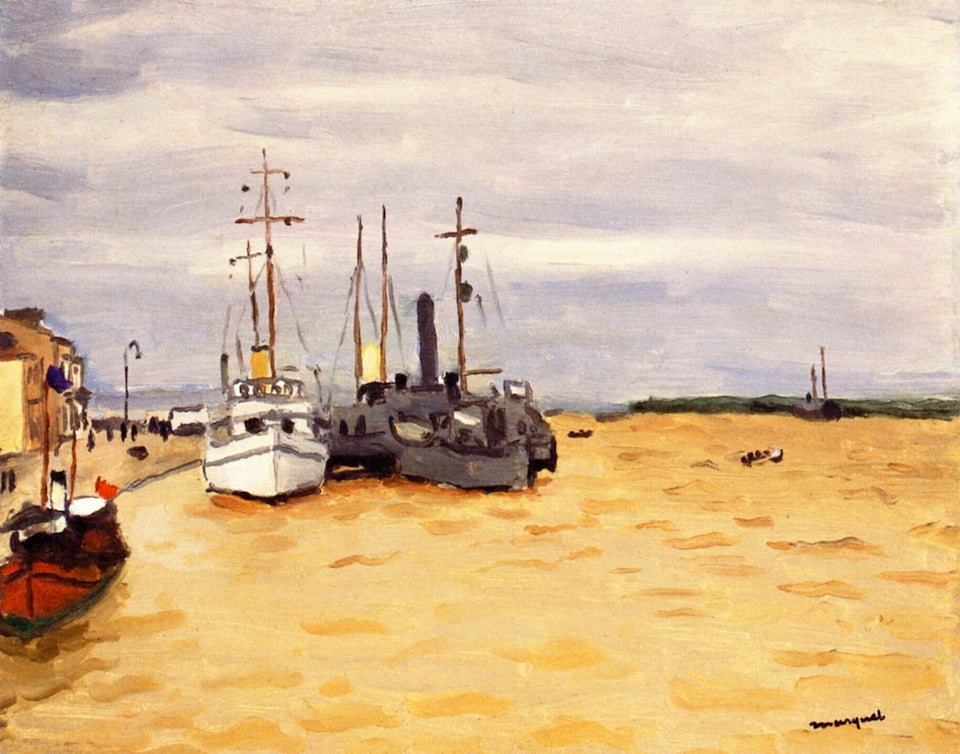 The Danube at Galatz by Albert Marquet,16x12(A3) Poster