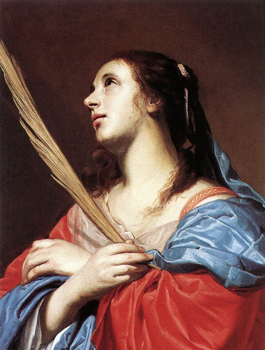 Female Martyr, vintage artwork by Jacob van Oost the Elder, 12x8" (A4) Poster