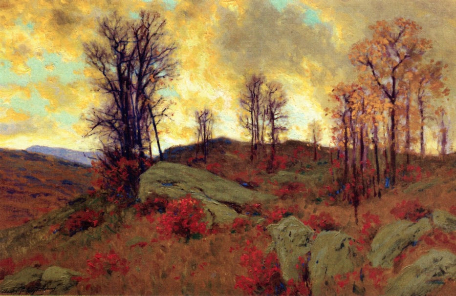 et, Edge of Middle Park, Colorado by Charles Partridge Adams,A3(16x12")Poster