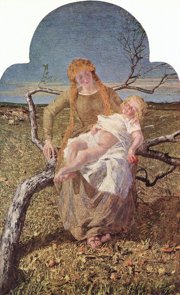 Il frutto dell'amore by Giovanni Segantini,A3(16x12")Poster