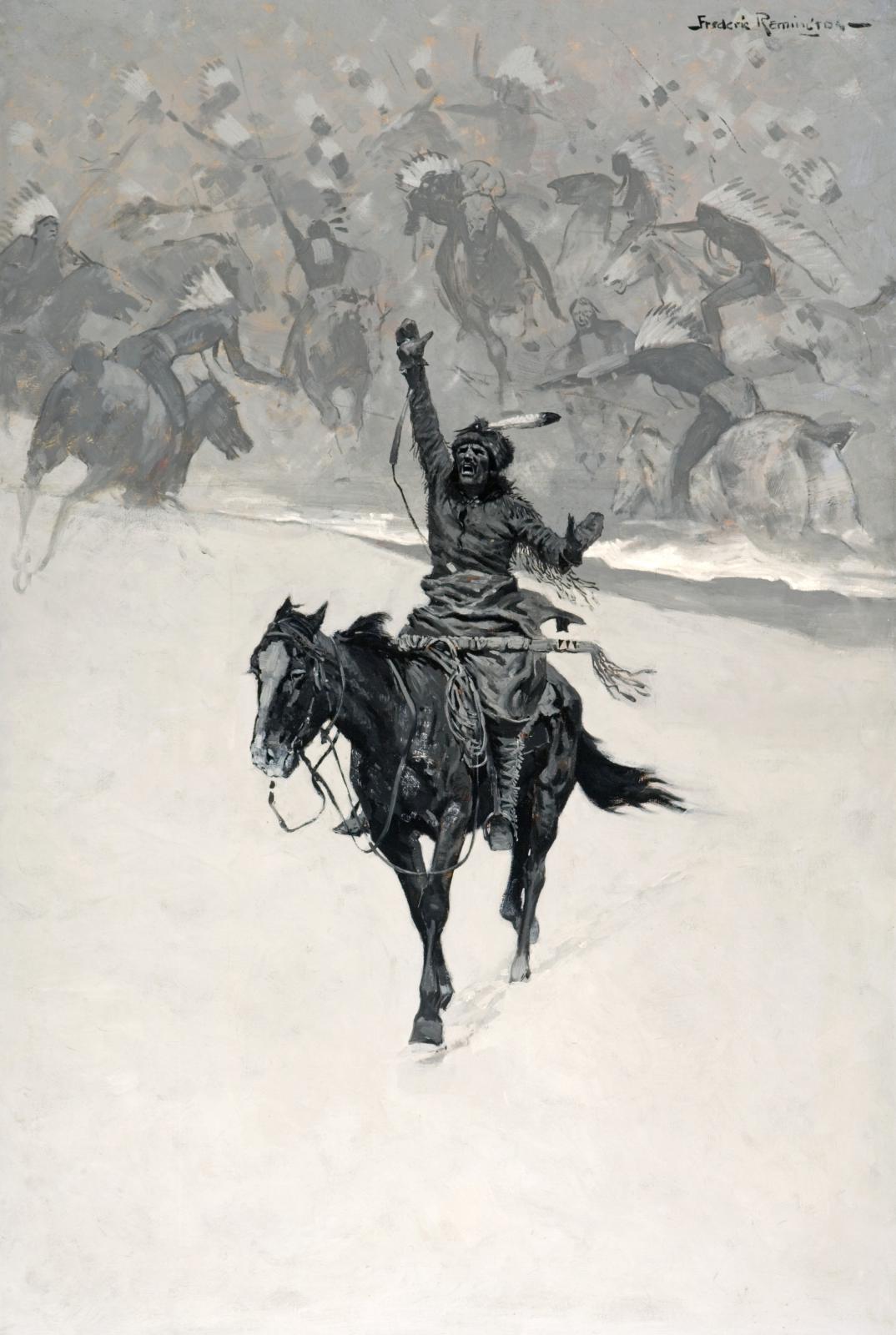 An Indian Dream by Frederic Remington,A3(16x12")Poster