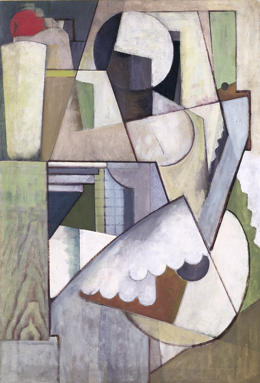 Figure with Guitar II, vintage artwork by Henry Fitch Taylor, 12x8" (A4) Poster
