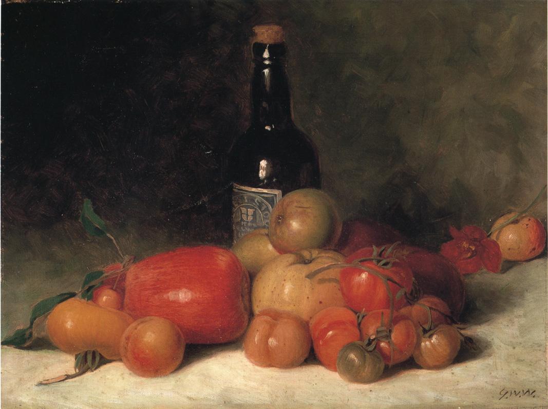 Fruit of Our Garden in the Country - Study, vintage artwork by George William Whitaker, 12x8" (A4) Poster