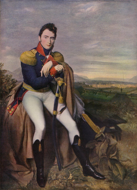 Ludwig von Sonnenberg, vintage artwork by Firmin Massot, 12x8" (A4) Poster