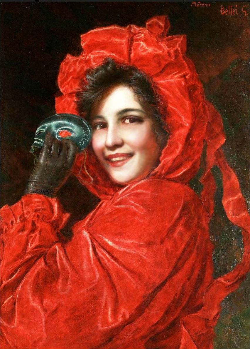 The Masquerader by Gaetano Bellei,A3(16x12")Poster